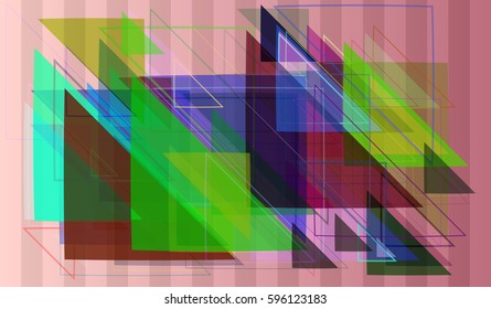 triangle background art