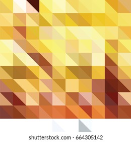 Triangle background with autumn colors