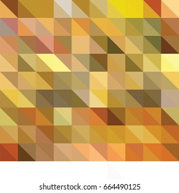 Triangle background with autumn colors