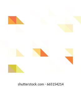 Triangle background with autumn colors