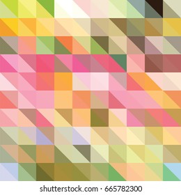 Triangle background with autumn colors