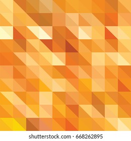Triangle background with autumn colors