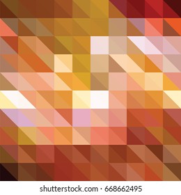 Triangle background with autumn colors