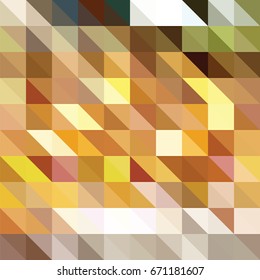 Triangle background with autumn colors