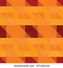 Triangle background with autumn colors