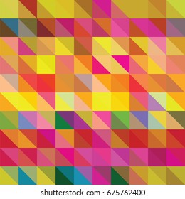 Triangle Background Autumn Colors Stock Vector (Royalty Free) 675762400 ...