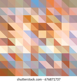 Triangle background with autumn colors