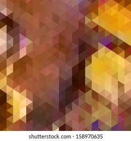 Triangle background in autumn colors. EPS10