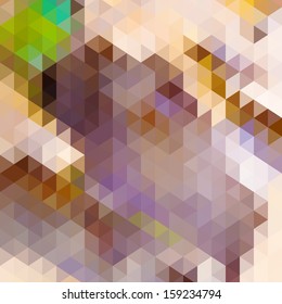 Triangle background in autumn colors. EPS10