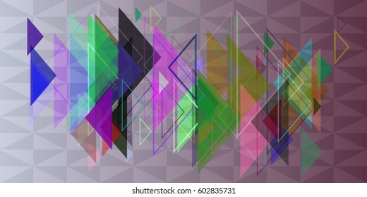 triangle background design