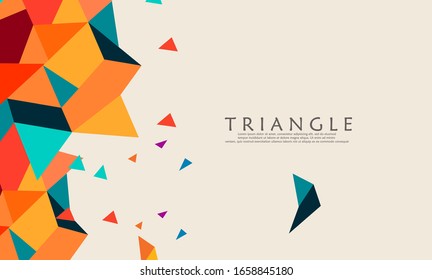 Triangle Background Elegant Eps 10