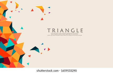 Triangle Background Elegant Eps 10