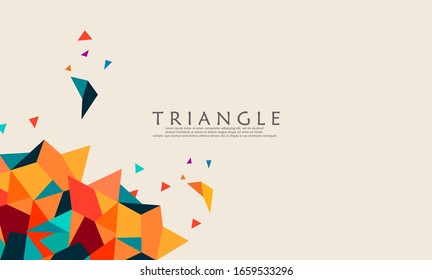 Triangle Background Elegant Eps 10