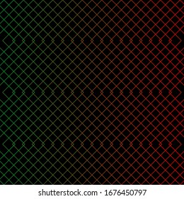 triangle background. geometric pattern. red and green color