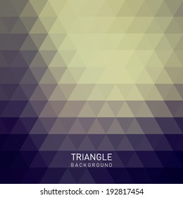 Triangle background, geometrical pattern design. Clean and modern style