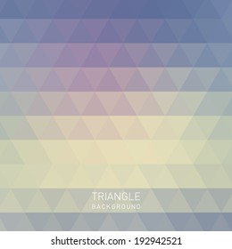 Triangle background, geometrical pattern design. Clean and modern style