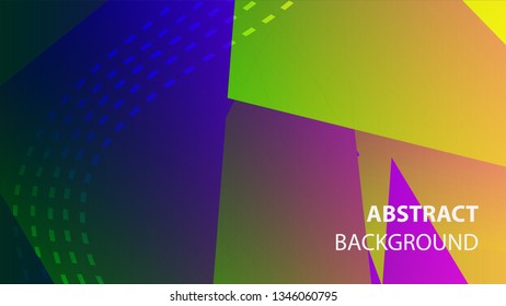triangle background with gradient color - vector