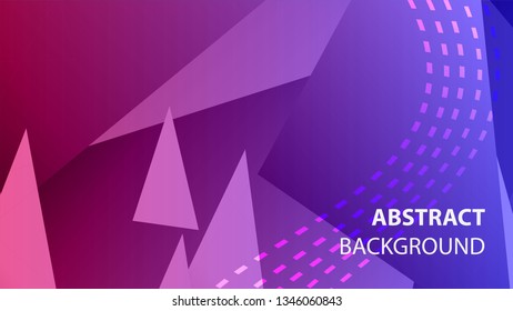 triangle background with gradient color - vector
