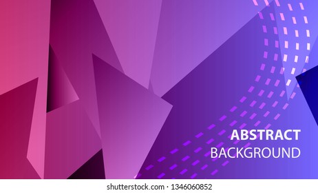 triangle background with gradient color - vector