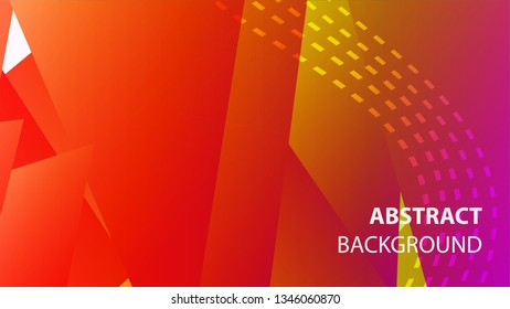 triangle background with gradient color - vector