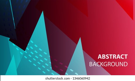 triangle background with gradient color - vector