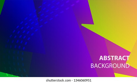 triangle background with gradient color - vector
