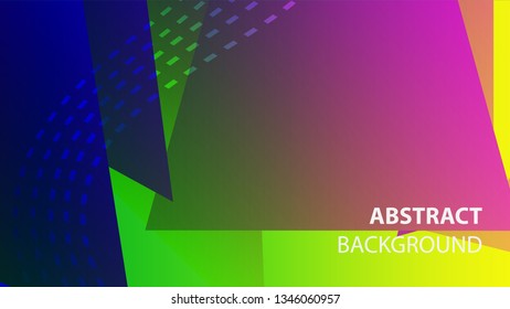 triangle background with gradient color - vector