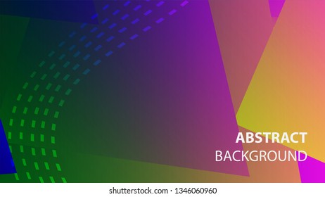 triangle background with gradient color - vector