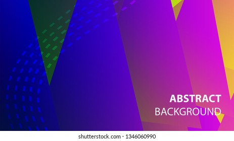 triangle background with gradient color - vector