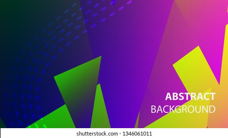 triangle background with gradient color - vector