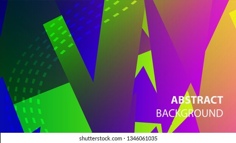 triangle background with gradient color - vector