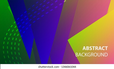 triangle background with gradient color - vector