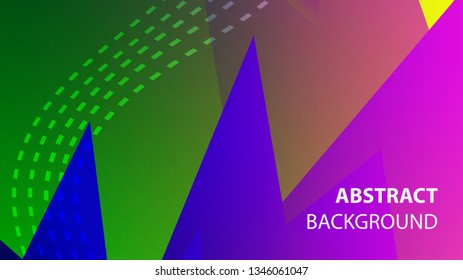 triangle background with gradient color - vector