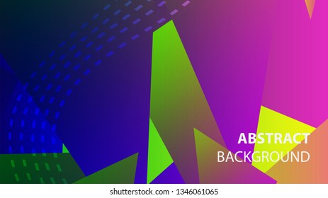 triangle background with gradient color - vector