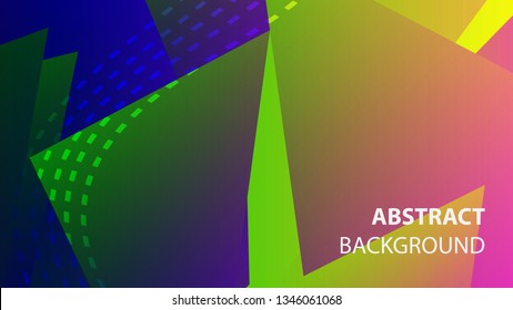 triangle background with gradient color - vector