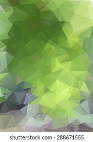 triangle background green shade.