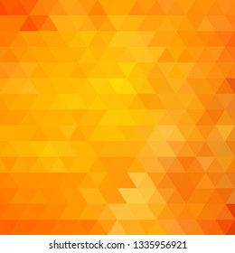 triangle background.  orange geometric design. 