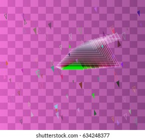 triangle background pattern