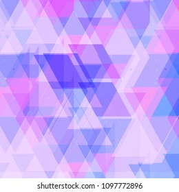 Triangle background. Pattern in pastel colors.