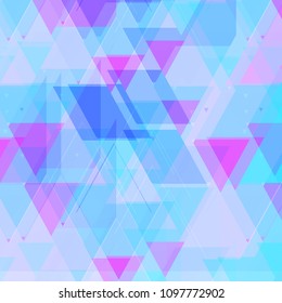 Triangle background. Pattern in pastel colors.