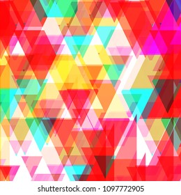 Triangle background. Pattern in pastel colors.