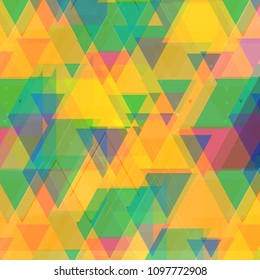 Triangle background. Pattern in pastel colors.