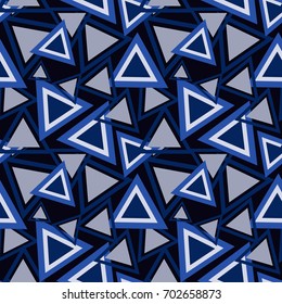 Triangle Background Pattern. Repeating Triangle Vector Pattern. 