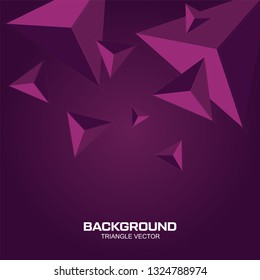 Triangle background purple color