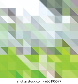 Triangle background with summer colors