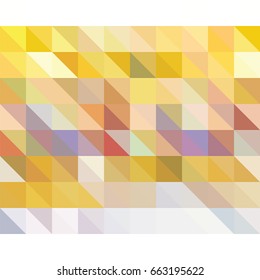 Triangle background with summer colors