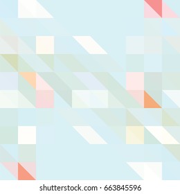 Triangle background with summer colors