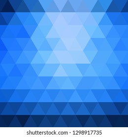 triangle background. vector geometric blue illustration. template for presentation