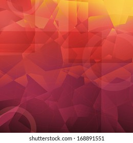 Triangle Background, Vector Illustration 