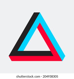 Triangle background. Vector illustration.